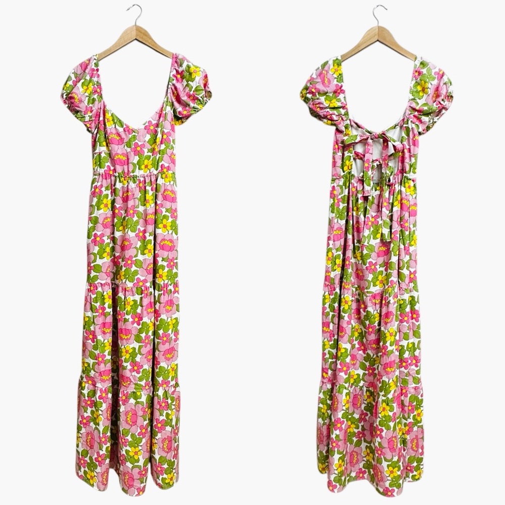 Show Me Your Mumu Cathy Maxi Dress in Fresh Floral - Picture 7 of 13